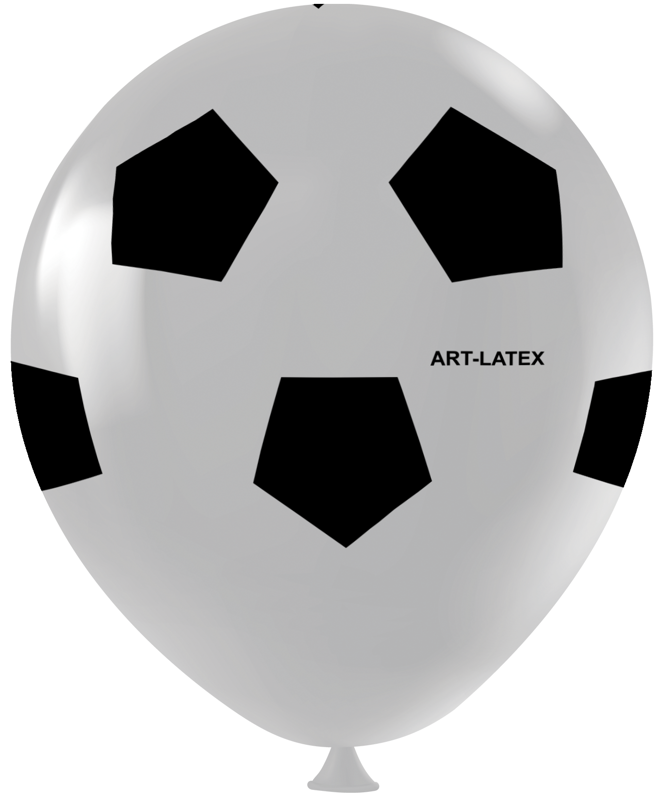 BOLA DE FUTEBOL - BRANCO COM PRETO copiar