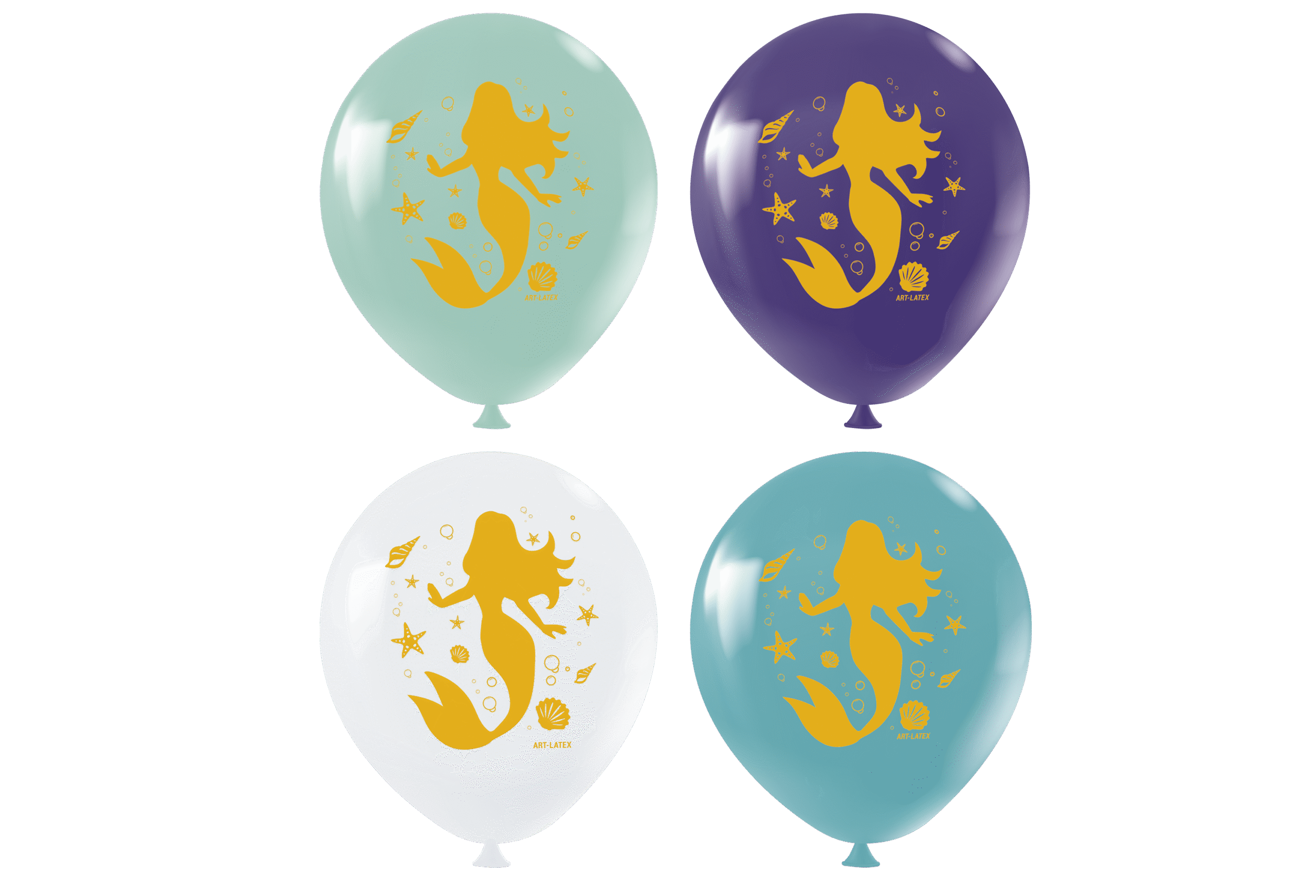 BALÃO 11 SEREIA C25 SORTIDO