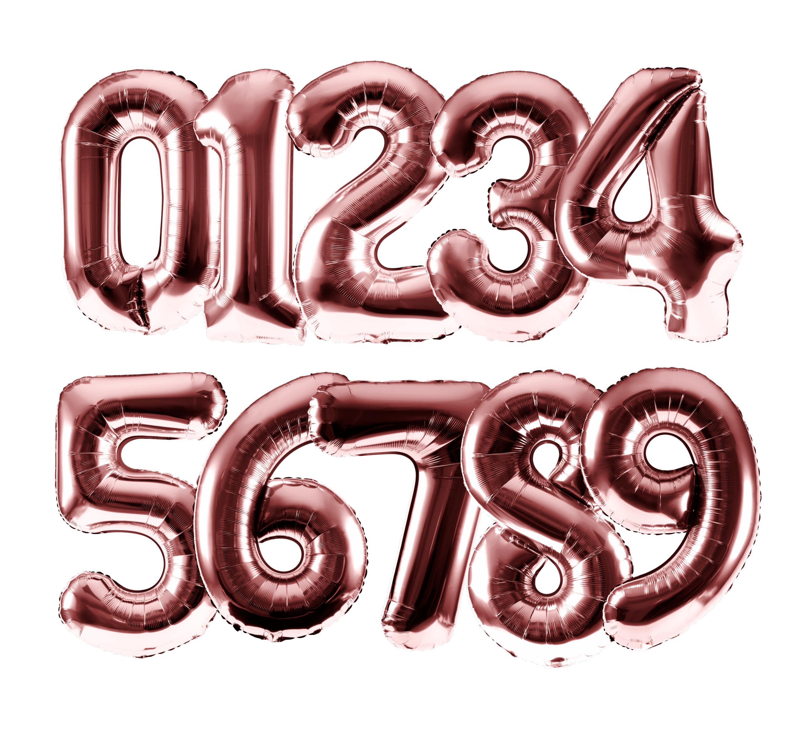 NÚMEROS JUNTOS - ROSE GOLD